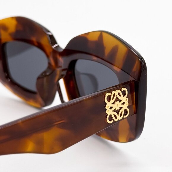 NEW LW40114F 53A, LOEWE SUNGLASSES HAVANA GREY main image 6